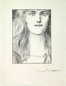 Tête de femme, 1897 - Fernand Khnopff