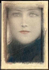 Tête de femme, vers 1910 - Fernand Khnopff