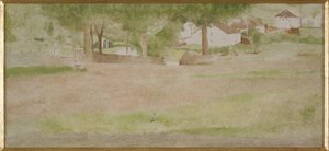 Paysage avec pont à Fosset - Fernand Khnopff