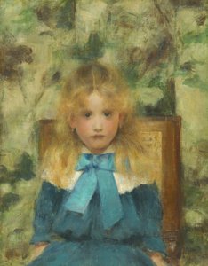 Portrait de Mademoiselle Van der Hecht, 1883 - Fernand Khnopff