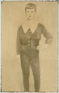 Prince Léopold de Belgique, Duc de Brabant, 1913 - Fernand Khnopff