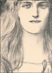Une tête de face, 1898