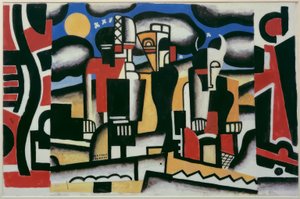 Esquisse scénique avec trois personnages divins - Fernand Leger