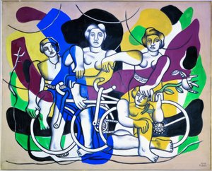 Die Radfahrer von Fernand Leger