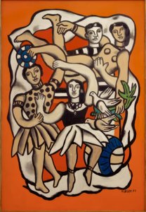 Les danseuses avec des oiseaux - Fernand Leger