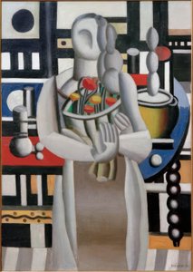 Femme avec des fleurs - Fernand Leger