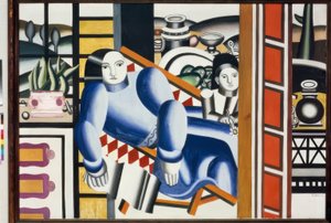 Frau mit Kind von Fernand Leger