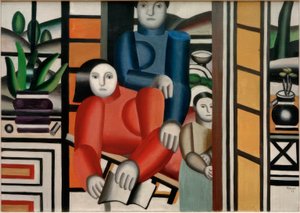 Personnes dans le jardin - Fernand Leger