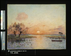 La Mare au coucher du soleil - Fernand Loyen du Puigaudeau