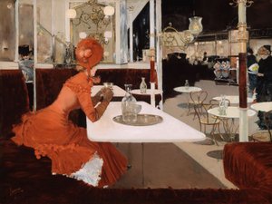 Le Café - Fernand Lungren