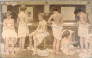 Les Petites Figurantes, entre 1911 et 1913 (huile sur toile) - Fernand Pelez