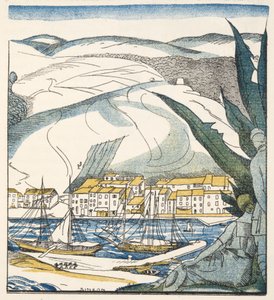 Antibes, de la Gazette de Bon Ton, pub. 1920 - Fernand Siméon