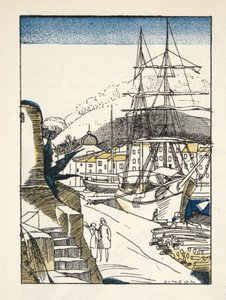 Saint-Tropez de la Gazette de Bon Ton, pub. 1920 - Fernand Siméon