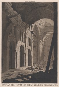 Vue des ruines de l