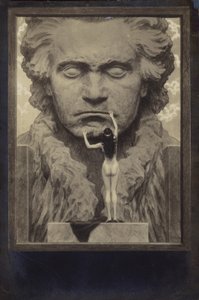 Ludwig van Beethoven, compositeur et pianiste allemand (1770-1827) (gravure) - Fidus
