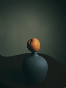 Vase couleur pêche foncé - FiguraNYC Photography
