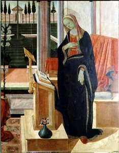 Annonciation (détail) - Filippino Lippi