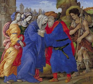 Rencontre de Saints Joachim et Anne à la Porte Dorée, 1497 - Filippino Lippi