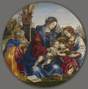 La Sainte Famille avec Saint Jean-Baptiste et Sainte Marguerite, c.1495