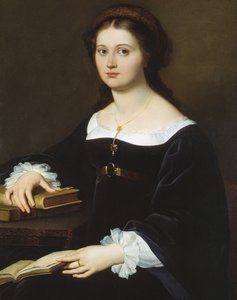 Portrait de Costanza Monti Perticari - Filippo Agricola