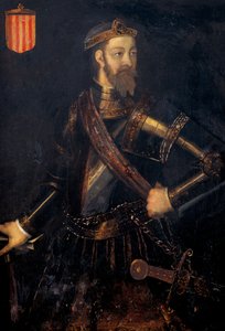 Portrait de Ramon (Raymond) Borell I (972-1017), comte de Barcelone, Gérone et Ausona - Filippo Ariosto