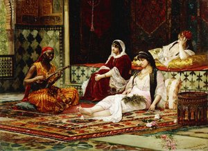 Dans le harem, 1881 - Filippo Baratti