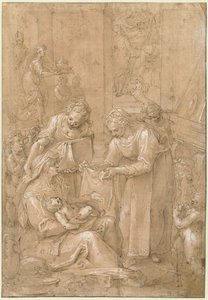 La naissance de la Vierge - Filippo Bellini