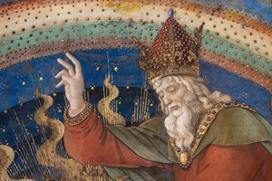 Dieu, détail du Couronnement de Marie - Filippo Lippi