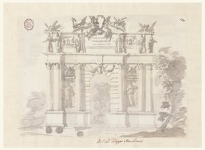 Porte dans un mur de jardin