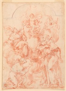 Dessin, étude pour une peinture d