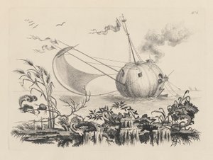 Zucca utilisée comme bateau de pêche - Filippo Morghen