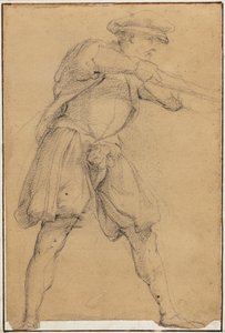 Homme visant avec un fusil - Filippo Paladini