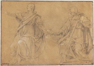 Saint Jacques le Majeur (?) et Saint Jean l