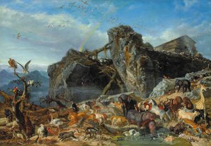 Après le déluge, vers 1865 - Filippo Palizzi