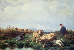 Troupeaux - Filippo Palizzi