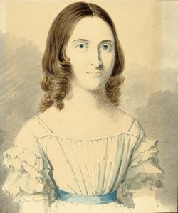Portrait de Christina Georgina Rossetti - Filippo Pistrucci