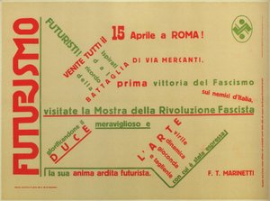 Futurisme, 1932 - Filippo Tommaso Emilio Marinetti