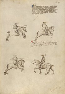 Combat équestre avec lance et épée - Fiore Furlan dei Liberi da Premariacco