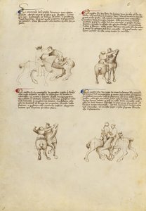 Combat équestre sans armes - Fiore Furlan dei Liberi da Premariacco