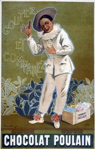 Publicité du Chocolat Poulain : « Goûtez et Comparez ». Par Fermin Bouisset - Firmin Bouisset