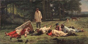 Repos à la récolte de foin, 1887 - Firs Sergeevich Zhuravlev
