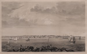 Castine, depuis Hospital Island - Fitz Henry Lane