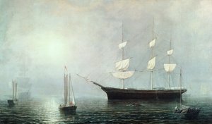 Ship Starlight, vers 1860 (huile sur toile)