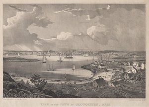 Vue de la ville de Gloucester, Mass.