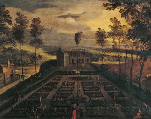 Un jardin italien - Flemish School