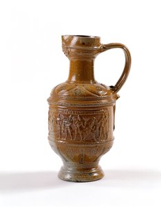 Cruche à bière, fabriquée à Raeren, Belgique, vers 1580-1600 - Flemish School