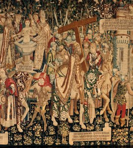 La Légende de la Sainte Croix (détail) - Flemish School