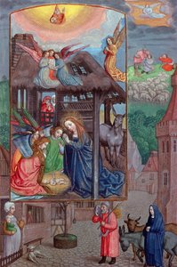 Codex Ser Nov 2844 Naissance du Christ, du Livre de prières Rothschild