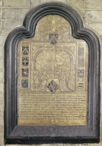 Épitaphe de François van Wychhuus, fin du XVIe siècle
