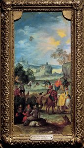 Chasse au faucon - Flemish School